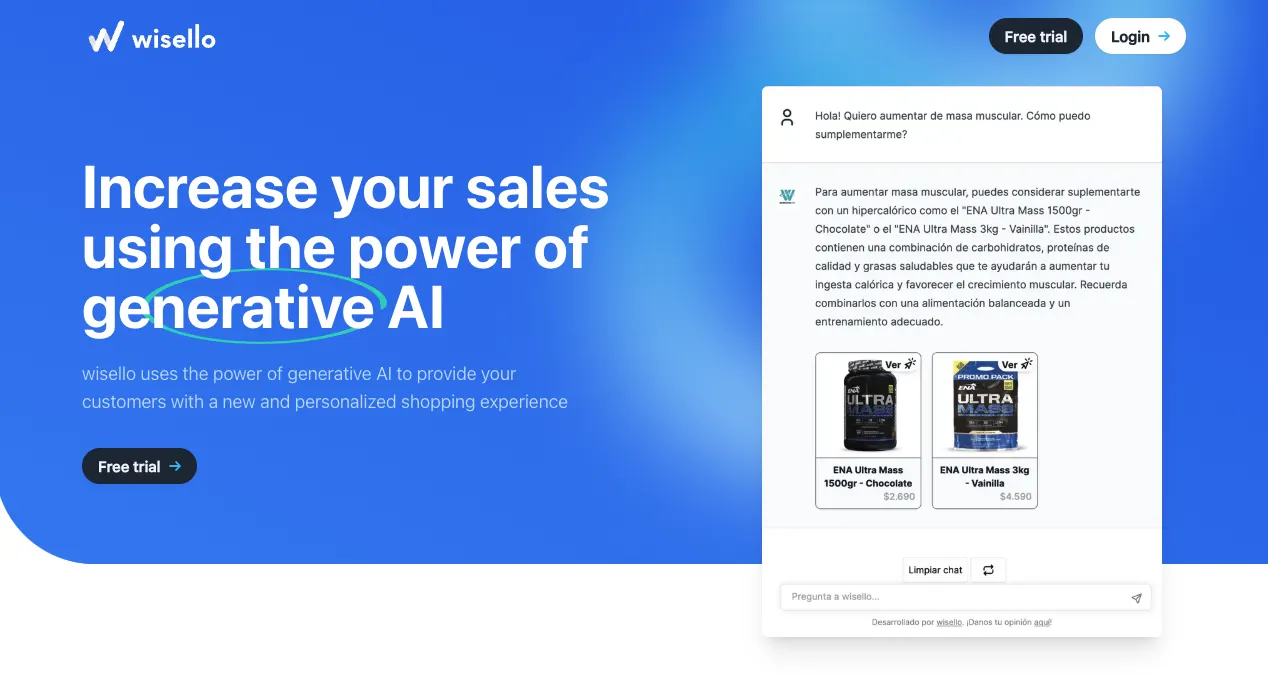 wisello chat assistant